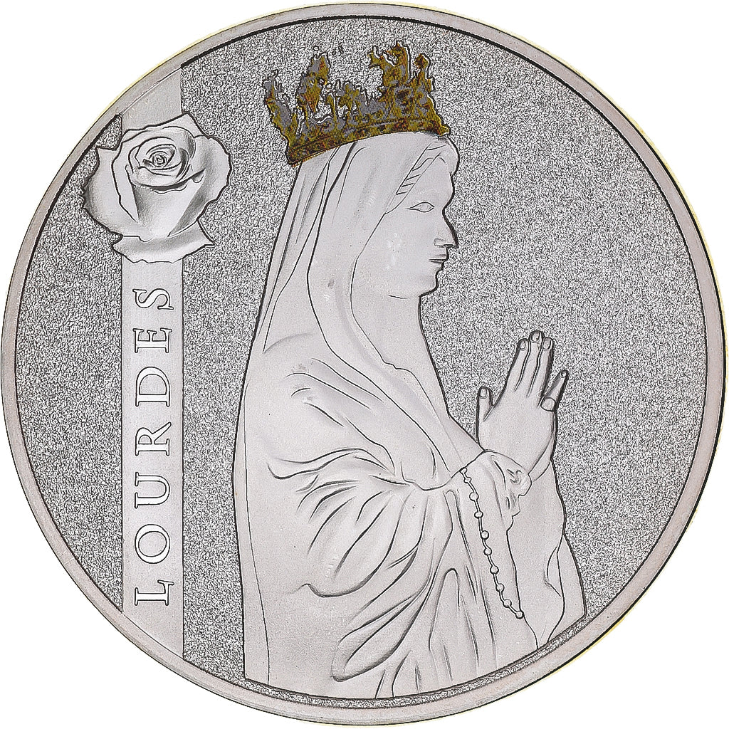 France, Medal, Lourdes, Fatima, Religions & beliefs, MS(63), Copper Plated