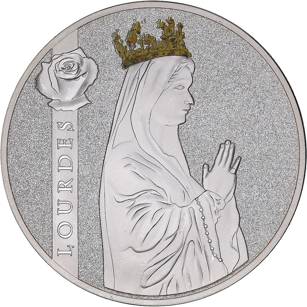 France, Medal, Lourdes, Fatima, Religions & beliefs, MS(64), Copper Plated