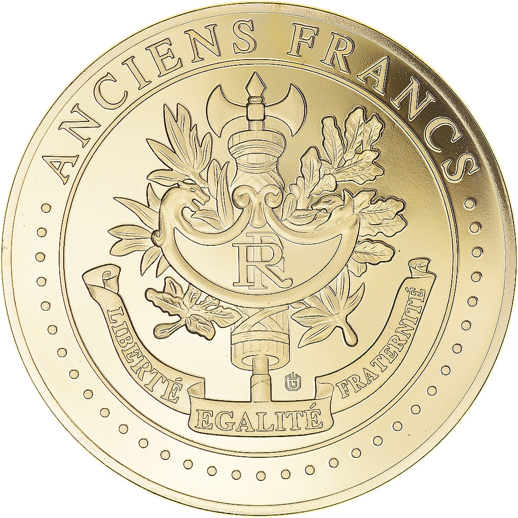 France, Medal, Les Anciens Francs, billet de 5000 Francs Victoire, MS(60-62)