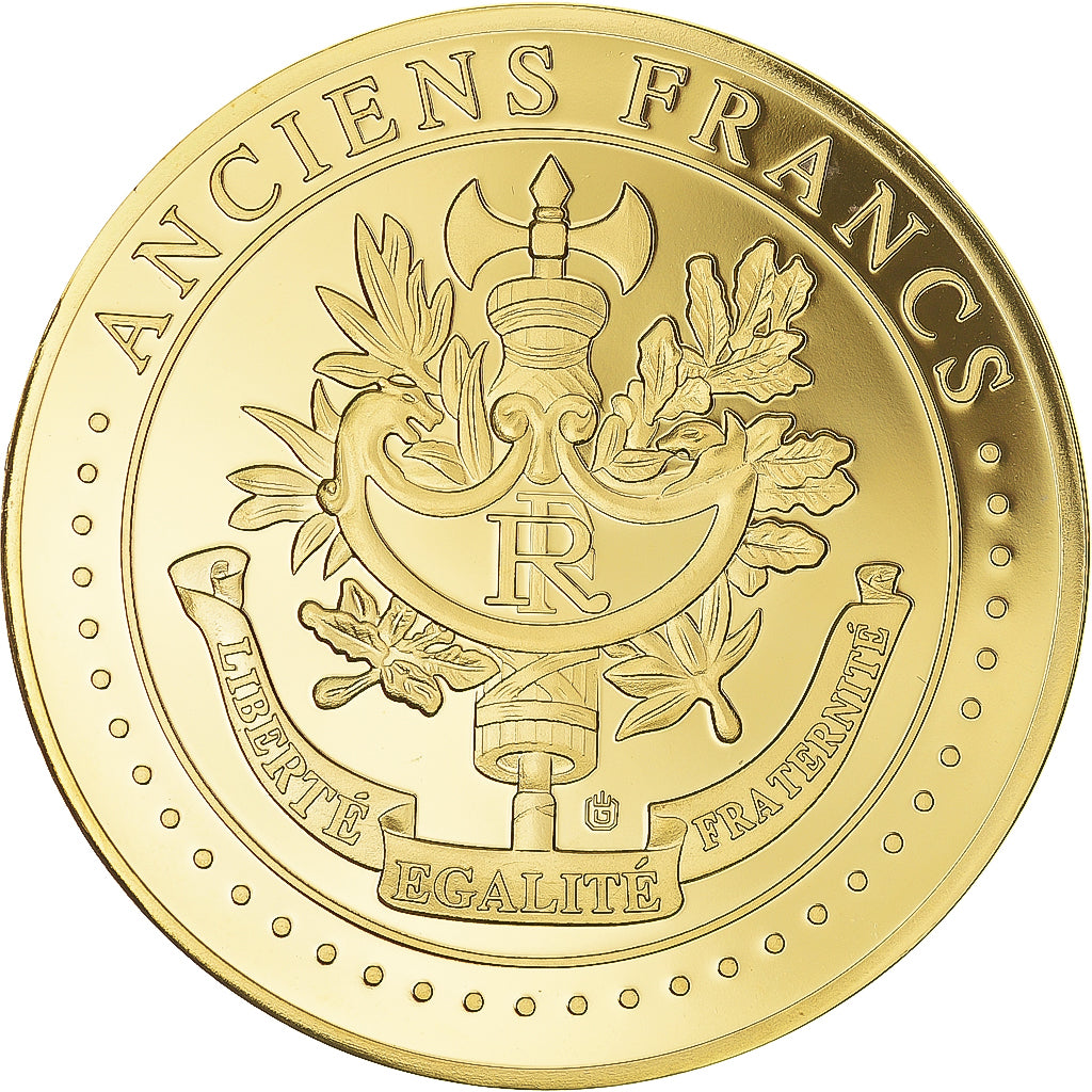 France, Médaille, Les Anciens Francs, billet de 5000 Francs Victoire, SPL