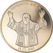 Vatican, Medal, Le Pape Benoit XVI, 2005, MS(63), Cupronickel
