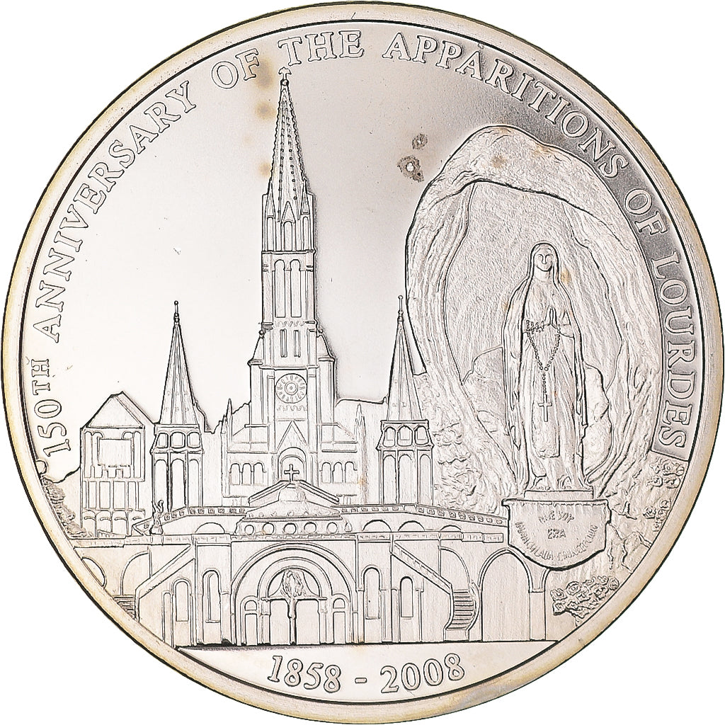 France, Médaille, 150ème Anniversaire de Lourdes, 2008, SPL, Du cupronickel