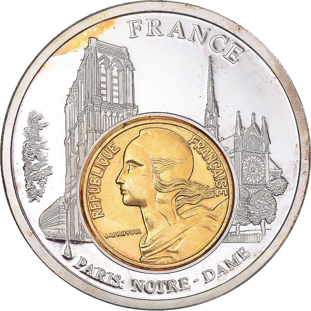 Frankreich, Medaille, European Currencies, Paris Notre-Dame, Arts & Culture