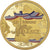 França, medalha, Les Régions de France, PARIS, MS(64), Cobre Dourado