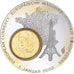France, Medal, Passage à l'Euro, 2002, 2002, MS(60-62), Copper-nickel