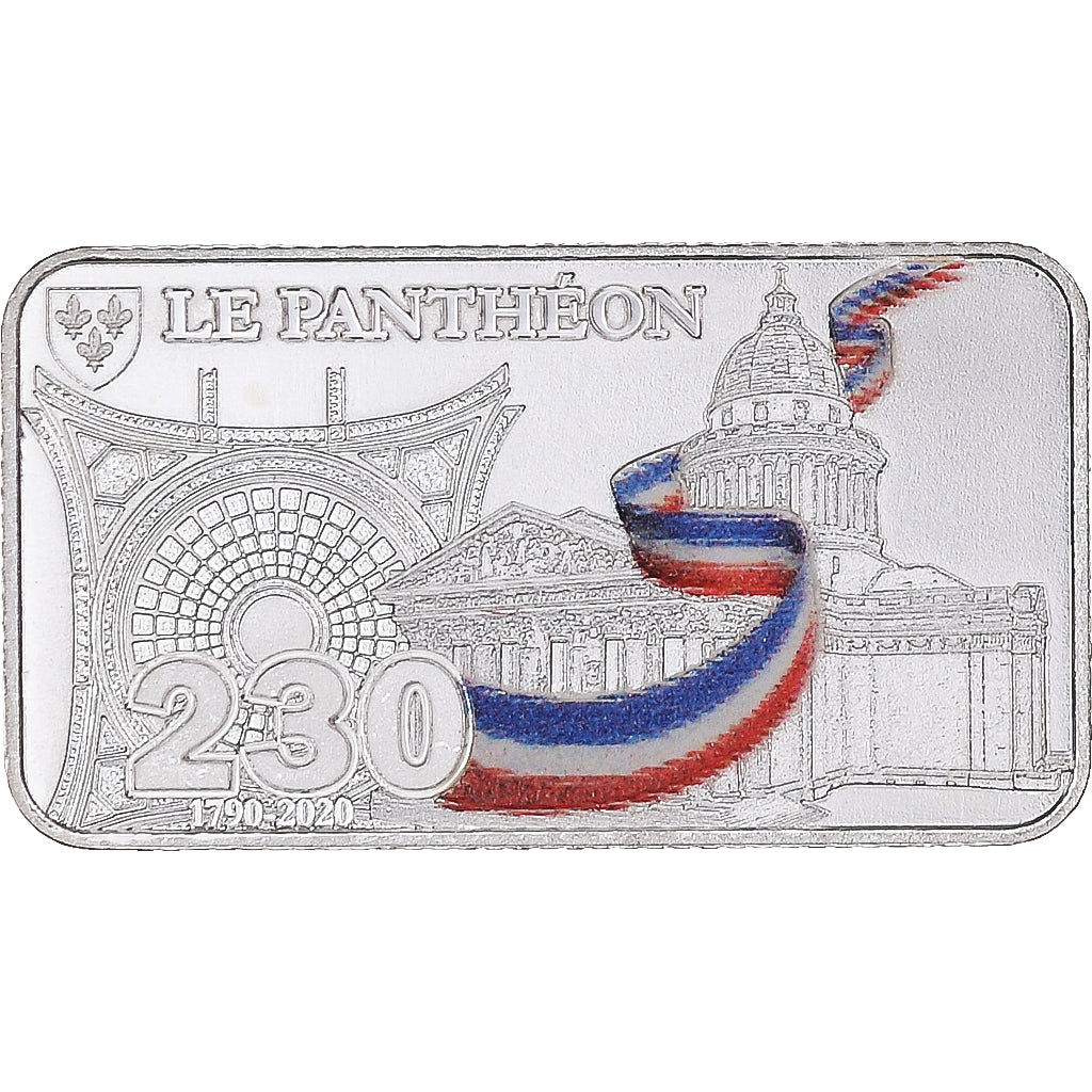 France, Medal, 230 ans du Panthéon, 2020, Lingots du Patrimoine, MS(65-70)