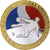 África do Sul, medalha, Football - France, 2010, MS(64), Bimetálico