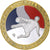 South Africa, Medal, Football - France, 2010, MS(65-70), Bi-Metallic