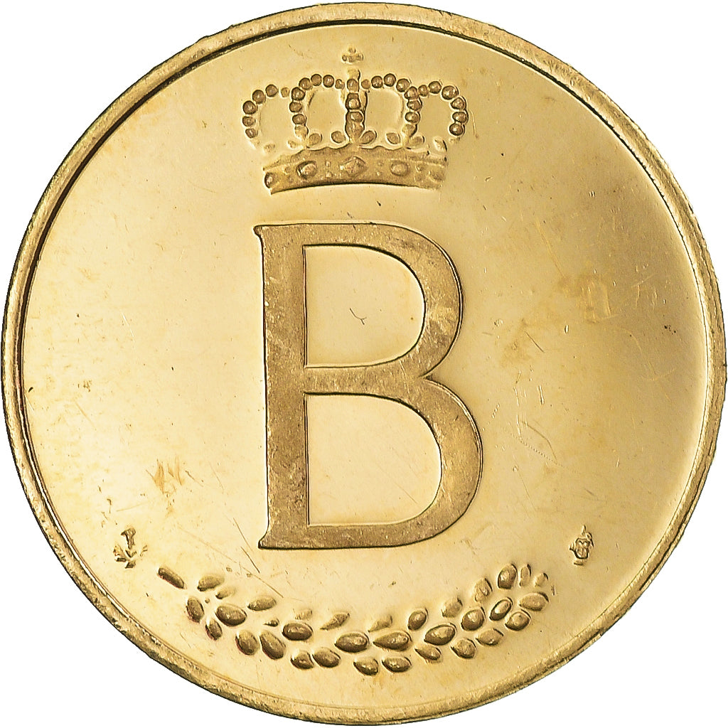 Moneda, Bélgica, Baudouin I, 25th Anniversary of Accession, 20 Francs, 20