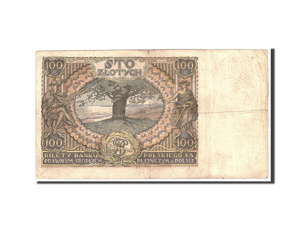 Poland, 100 Zlotych, 1932, 1932-06-02, KM:74a, VF(20-25)