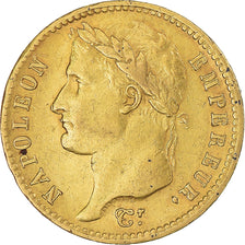 Moeda, França, Napoléon I, 20 Francs, 1811, Lille, EF(40-45), Dourado