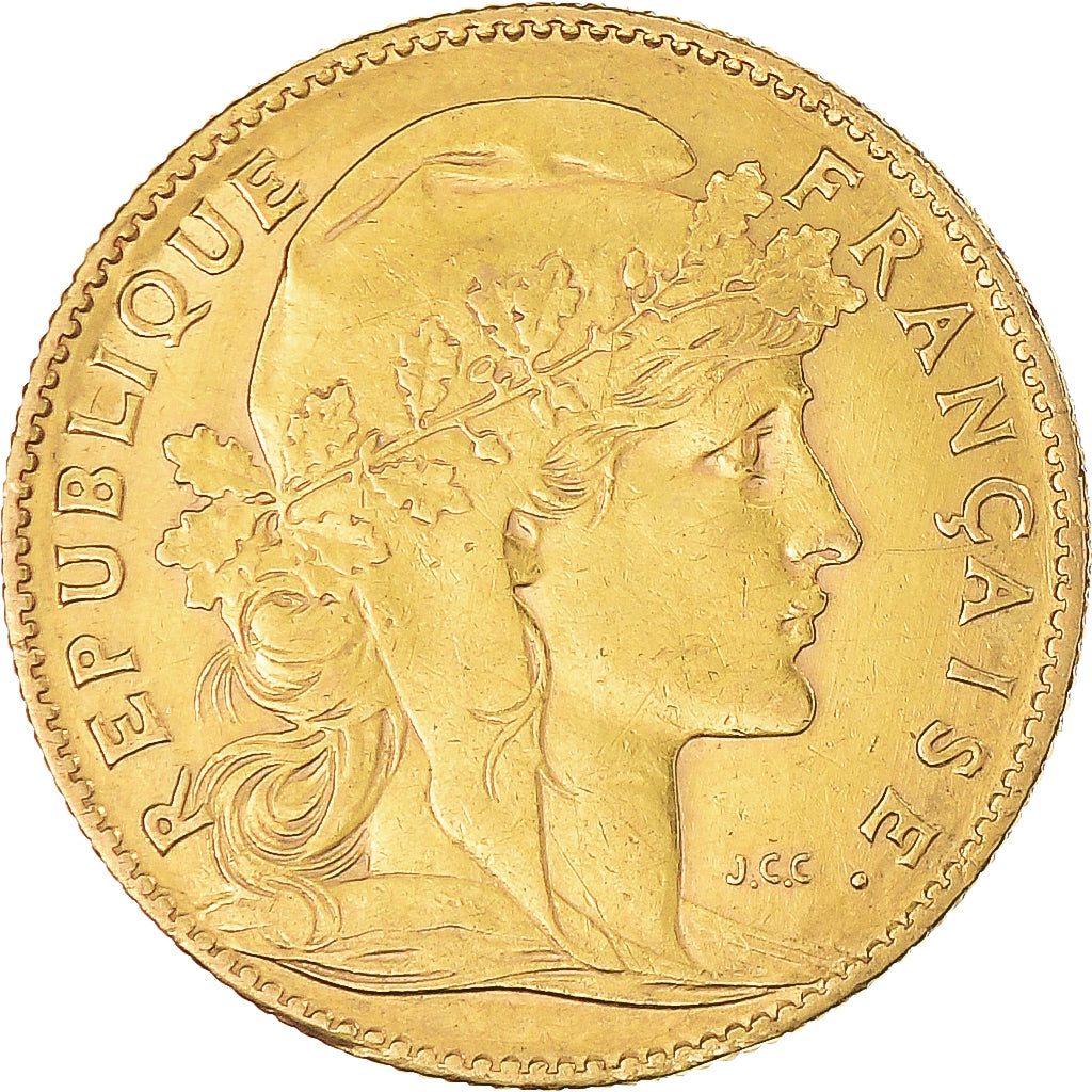 Coin, France, Marianne, 10 Francs, 1906, Paris, EF(40-45), Gold, KM:846