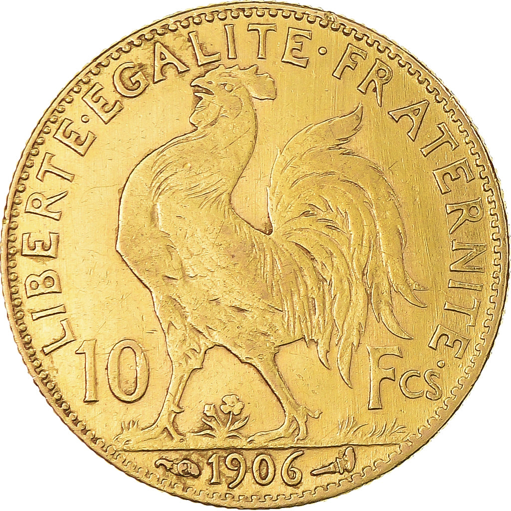 Coin, France, Marianne, 10 Francs, 1906, Paris, EF(40-45), Gold, KM:846