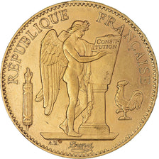 Moneda, Francia, Génie, 100 Francs, 1882, Paris, MBC, Oro, KM:832, Gadoury:1137