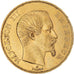 Moneta, Francia, Napoleon III, 50 Francs, 1855, Strasbourg, BB+, Oro, KM:785.2
