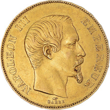 Coin, France, Napoleon III, Napoléon III, 50 Francs, 1856, Paris, AU(50-53)