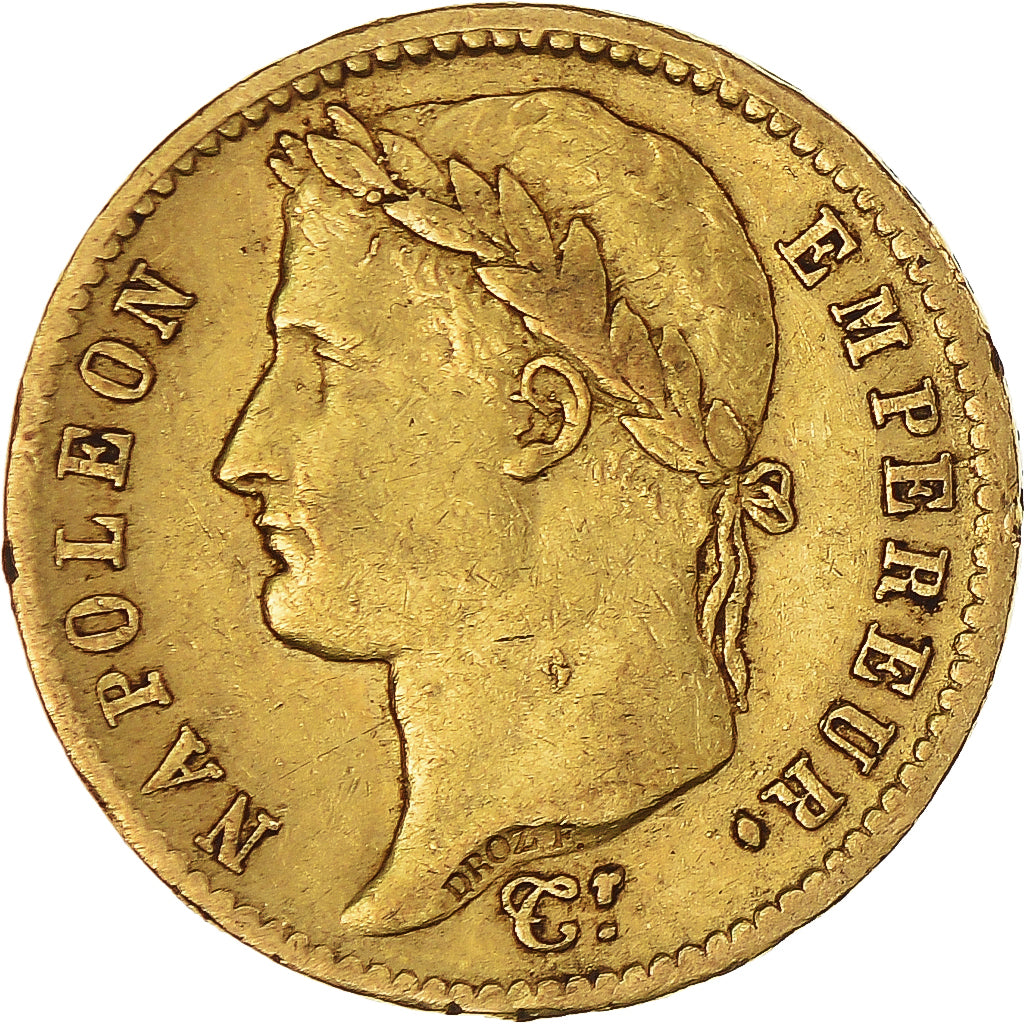 Moneta, Francia, Napoléon I, 20 Francs, 1811, Paris, BB+, Oro, KM:695.1