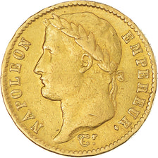 Moneta, Francia, Napoléon I, 20 Francs, 1813, Paris, MB+, Oro, KM:695.1