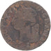 Moneta, Francia, Louis XVI, Sol ou sou, Sol, 1783, Metz, MB, Rame, KM:578.2