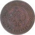 Coin, Russia, Nicholas II, 3 Kopeks, 1900, Saint-Petersburg, VF(20-25), Copper