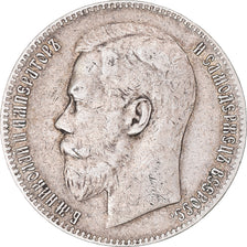 Coin, Russia, Nicholas II, Rouble, 1899, Brussels, EF(40-45), Silver, KM:59.1