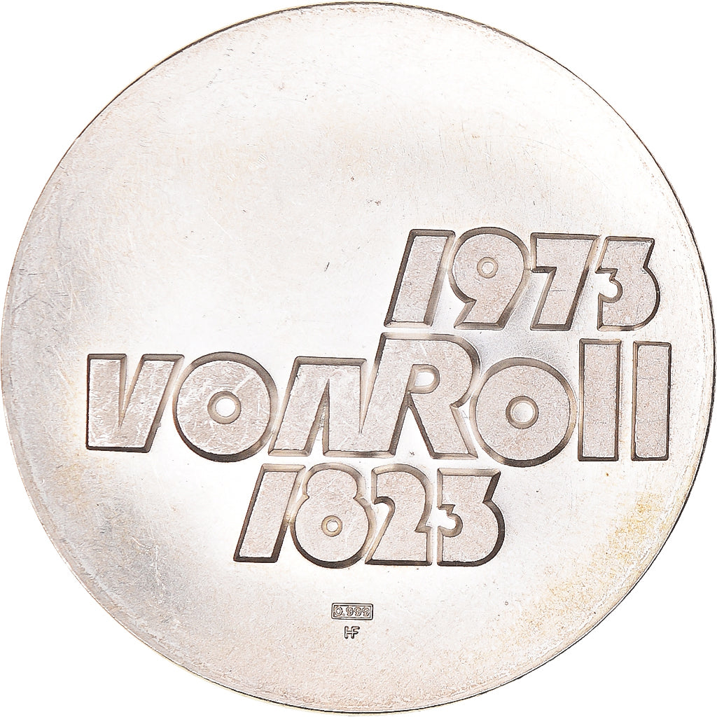 Zwitserland, Medaille, Ludwig von Roll, 150 ans de l'entreprise Von Roll, 1973