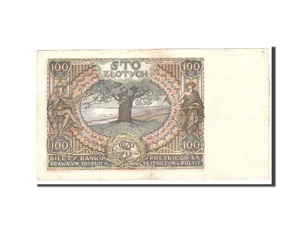 Poland, 100 Zlotych, 1934, 1934-11-09, KM:75a, EF(40-45)