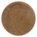 FRANCE, Dupuis, 2 Centimes, 1909, Paris, KM #841, AU(50-53), Bronze, 20.2,...