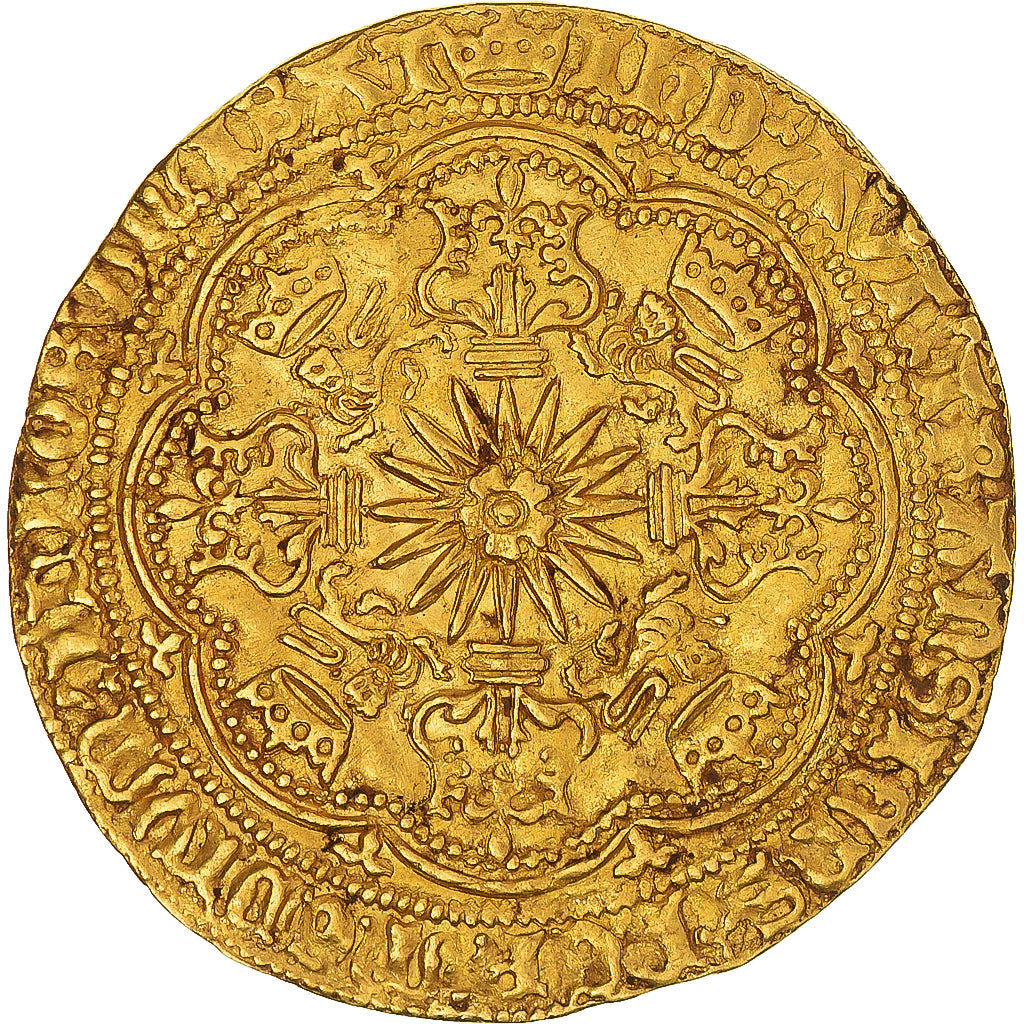 Coin, Great Britain, Edward IV, Noble d'or à la rose, 1464-1470, London