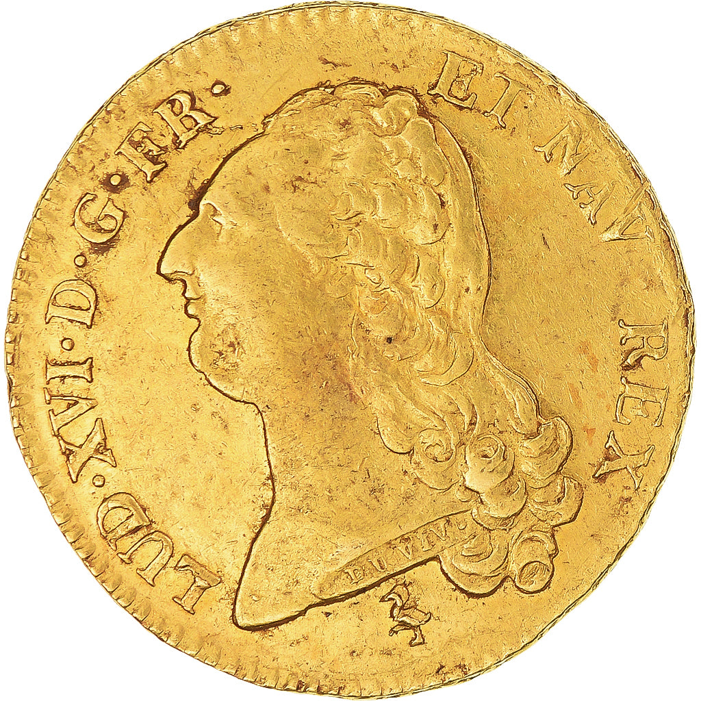 Moneta, Francia, Louis XVI, 2 Louis D'or, 1786, Paris, BB, Oro, KM:592.1