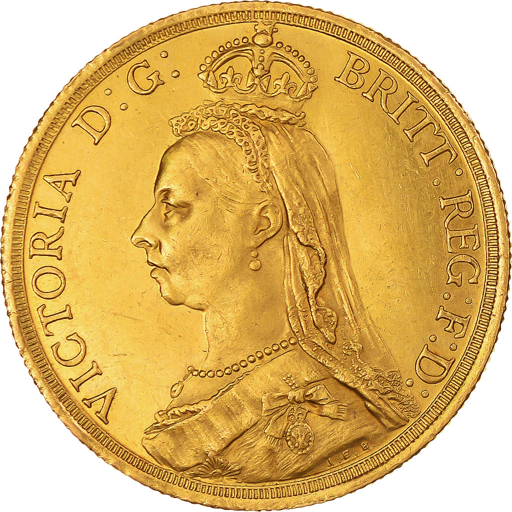 Moneta, Gran Bretagna, Victoria, 2 Pounds, 1887, London, SPL-, Oro, KM:768