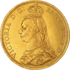 Moneta, Gran Bretagna, Victoria, 2 Pounds, 1887, London, SPL-, Oro, KM:768