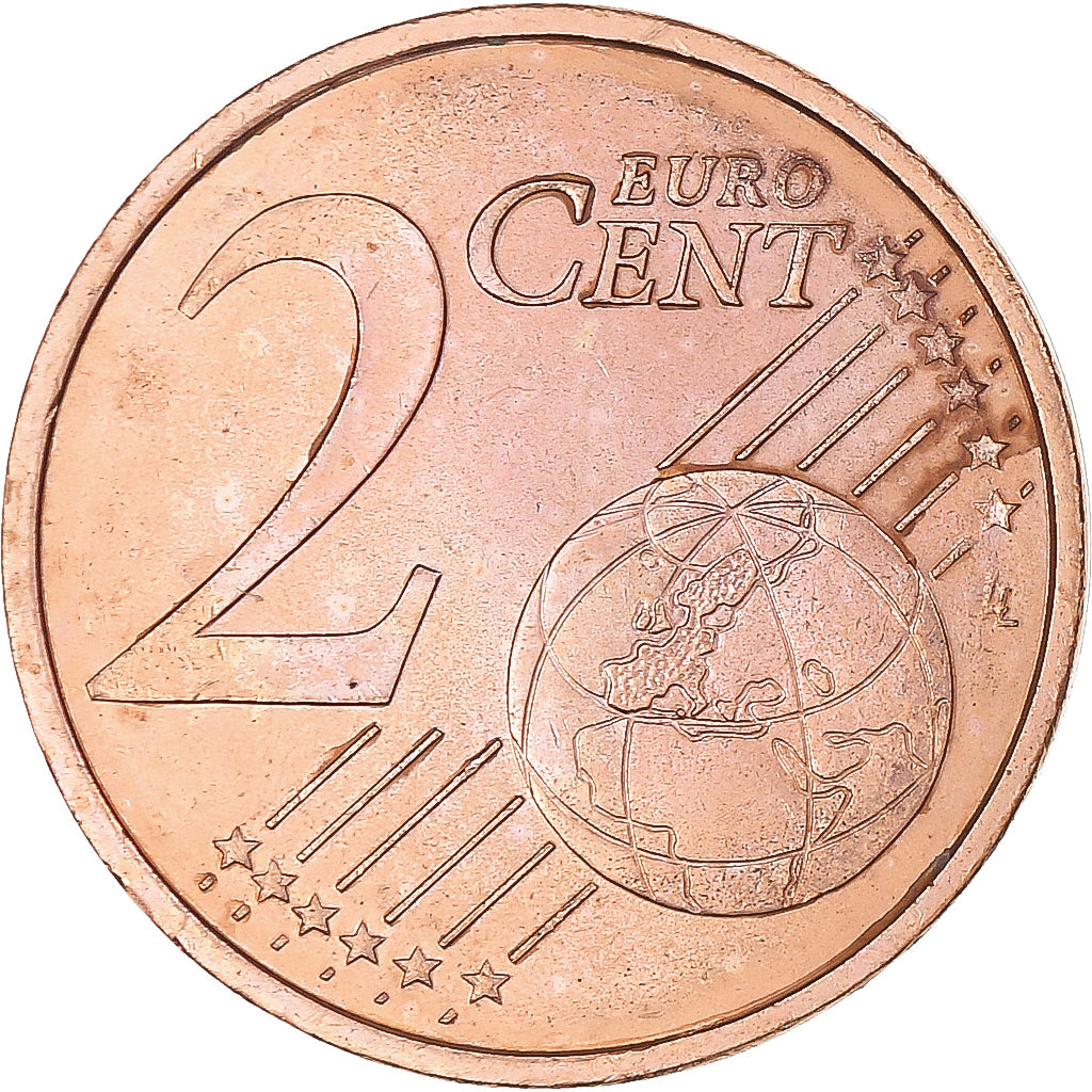 Monaco, 2 Euro Cent, 2001, Paris, AU(55-58), Copper Plated Steel, KM:168
