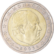 Monaco, 2 Euro, 2003, Paris, SPL, Bi-metallico, KM:174