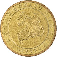 Monaco, 50 Euro Cent, 2003, Paris, SPL, Ottone, KM:172