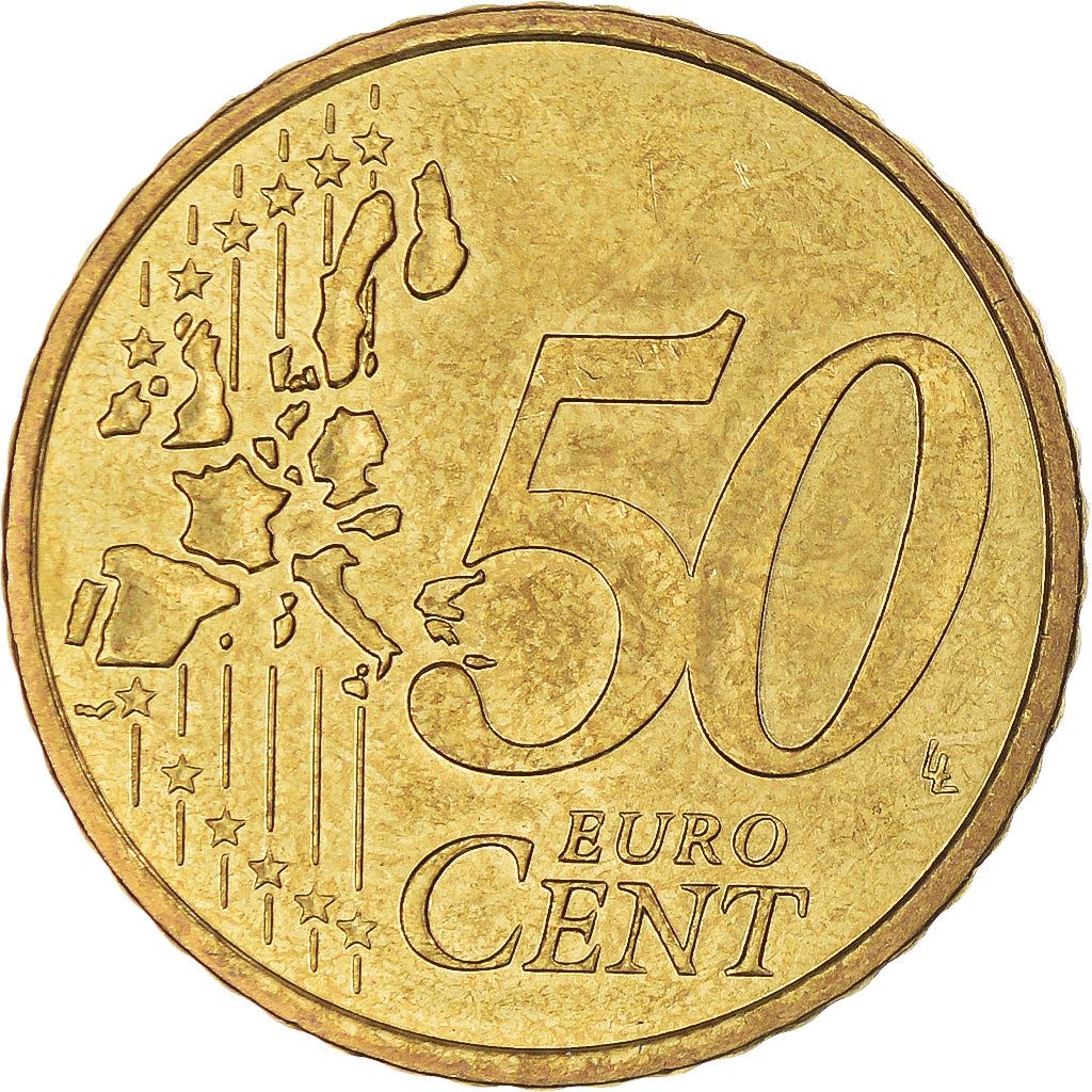 Monaco, 50 Euro Cent, 2003, Paris, SPL, Ottone, KM:172