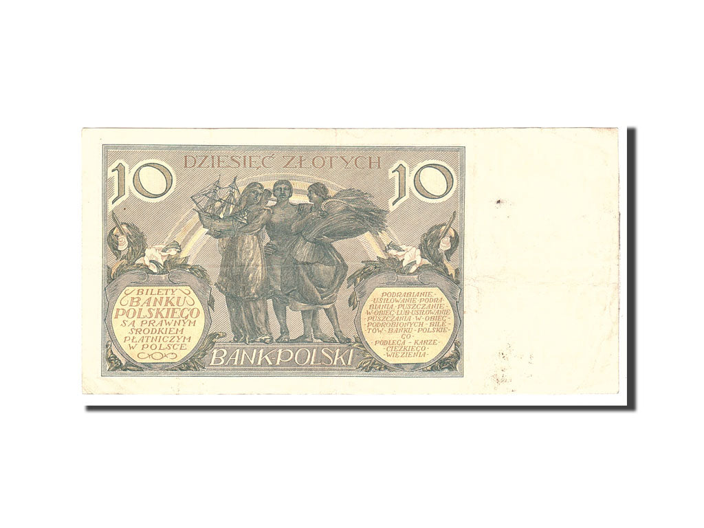 Poland, 10 Zlotych, 1929, 1929-07-20, KM:69, EF(40-45)