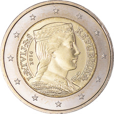 Lettonie, 2 Euro, 2014, Stuttgart, SPL+, Bimétallique, KM:157