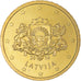Łotwa, 50 Euro Cent, 2014, Stuttgart, MS(64), Mosiądz, KM:155