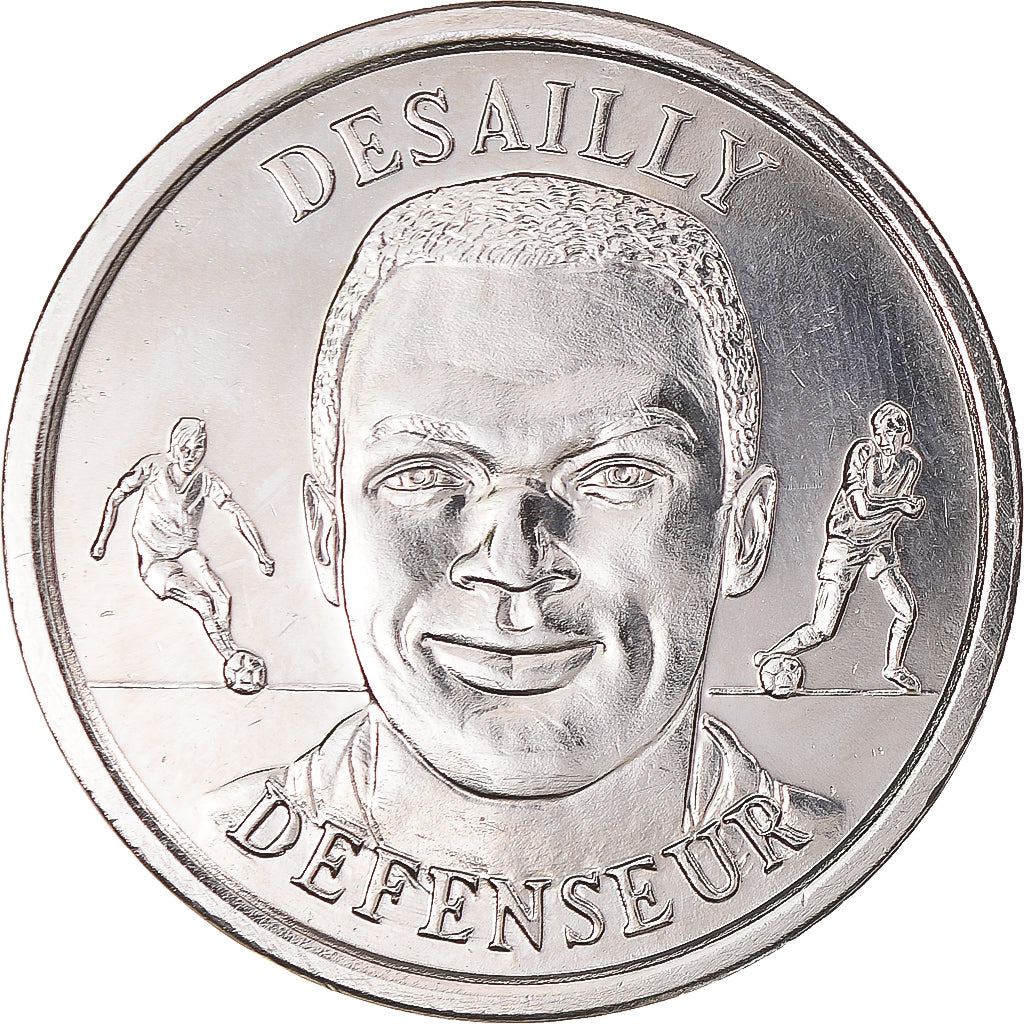 France, Jeton, Equipe de France de Football, Desailly, Défenseur, 1999, SUP+