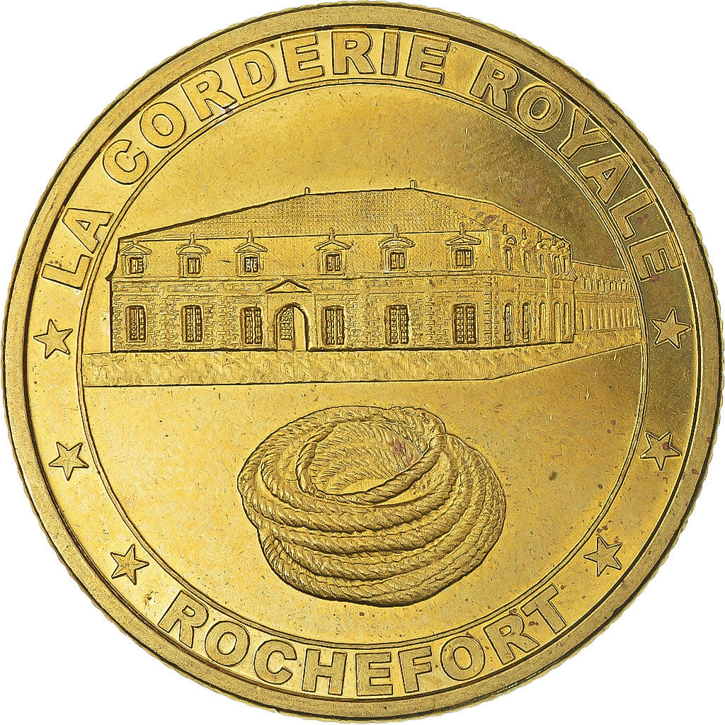 Francia, zeton, Tourist Token, Rochefort - La Corderie Royale, Médailles et