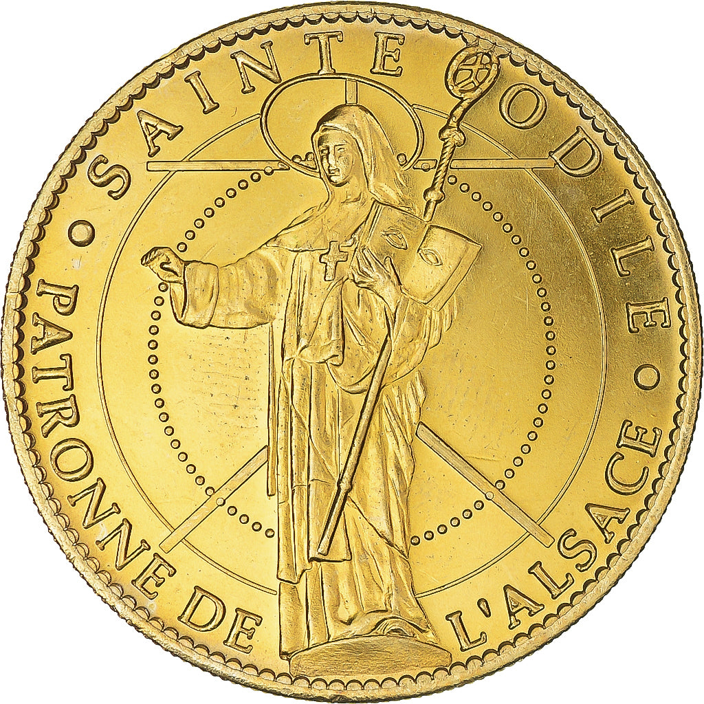 France, Jeton, Ottrot - Sainte Odile patronne d'Alsace, 2012, Arthus Bertrand