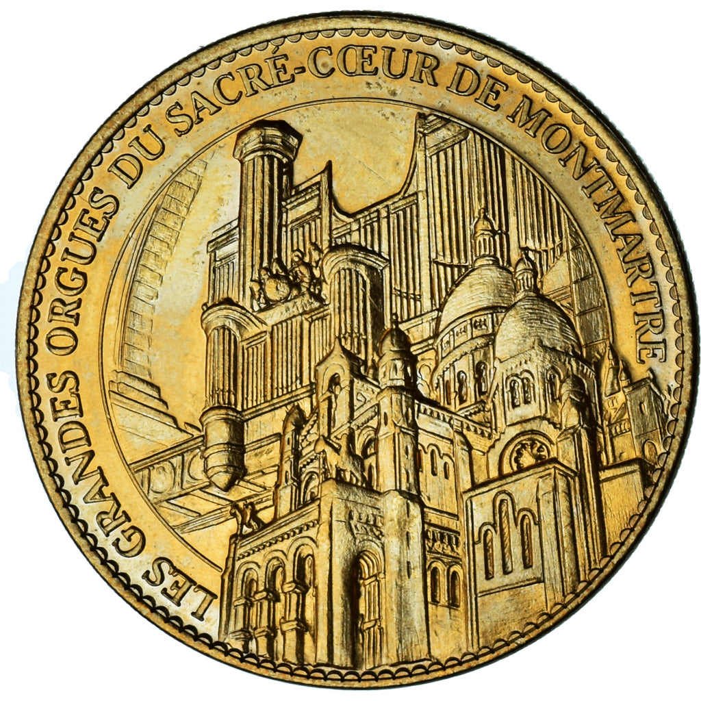 France, Token, Touristic token, Paris - Sacré Coeur - Les Grands Orgues, 2012