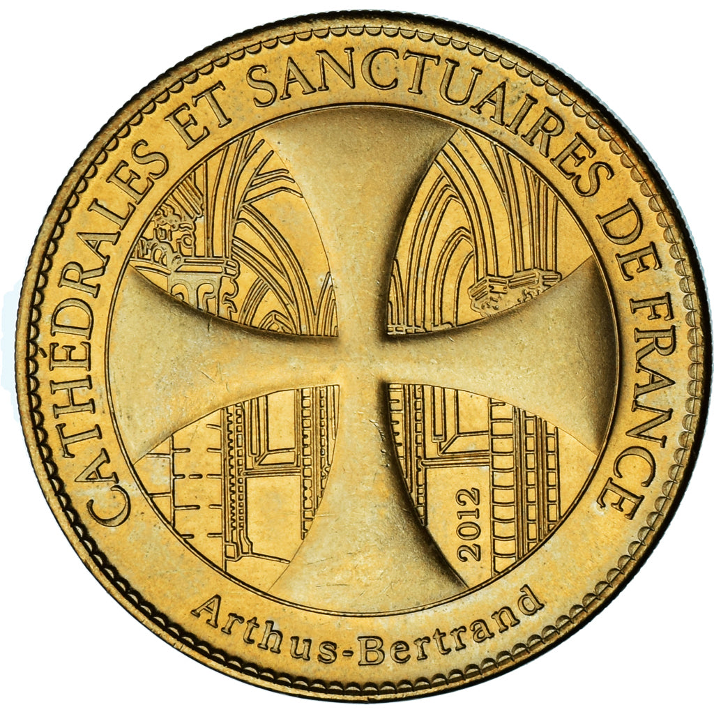 France, Token, Touristic token, Paris - Sacré Coeur - Les Grands Orgues, 2012