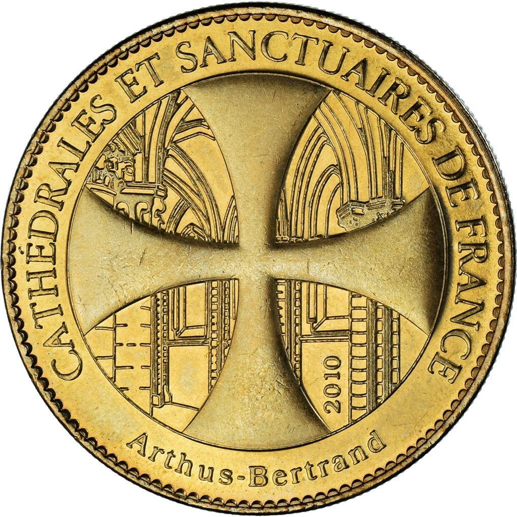 Francia, zeton, Cathédrale Saint-Front, Périgueux, 2010, Arthus Bertrand