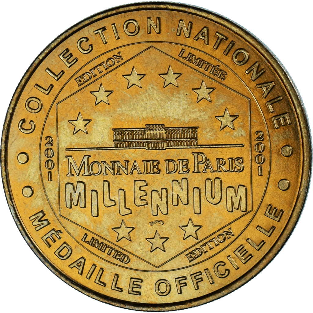 France, Token, Touristic token, Paris - La conciergerie n°1, 2001, MDP