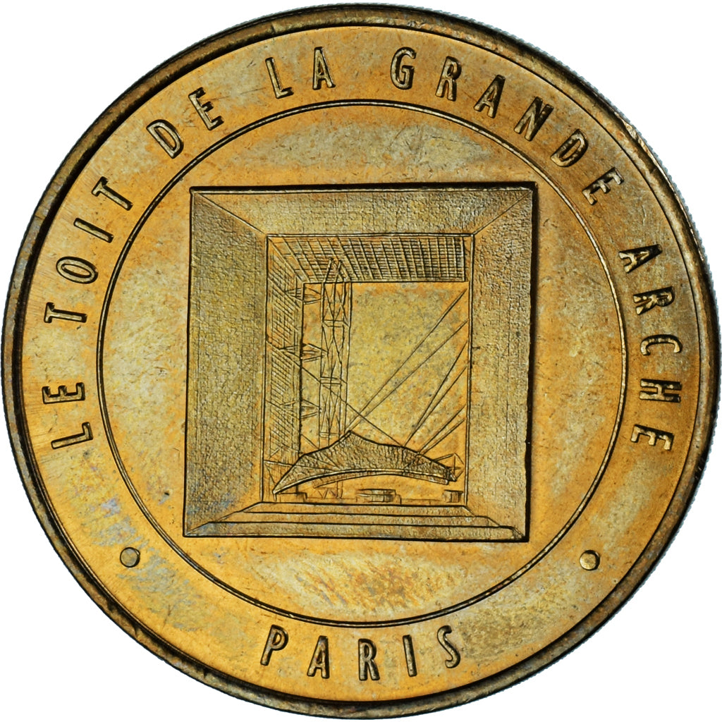 Francia, ficha, Touristic token, La Grande Arche, Paris, 2001, MDP, SPL-