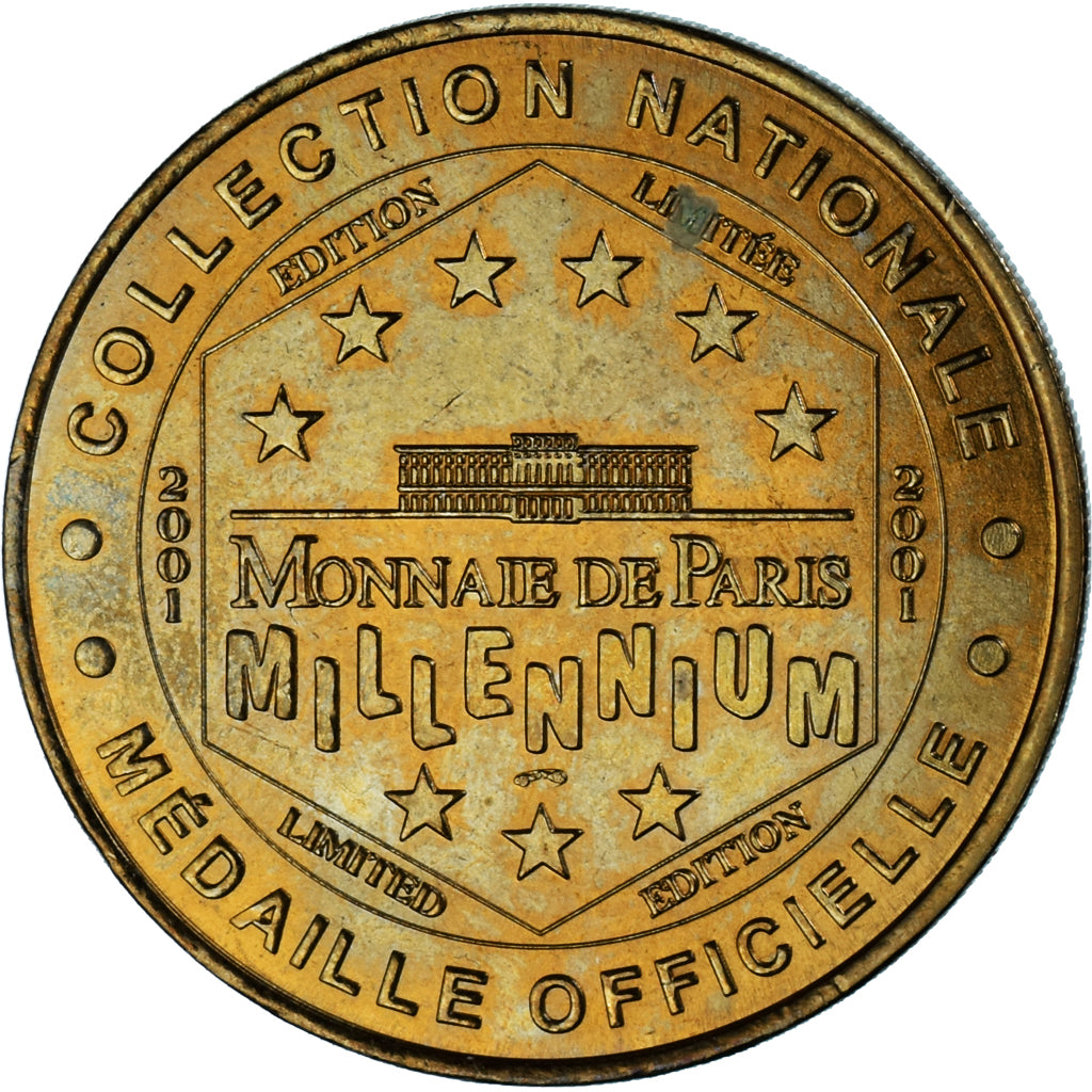 Francia, ficha, Touristic token, La Grande Arche, Paris, 2001, MDP, SPL-