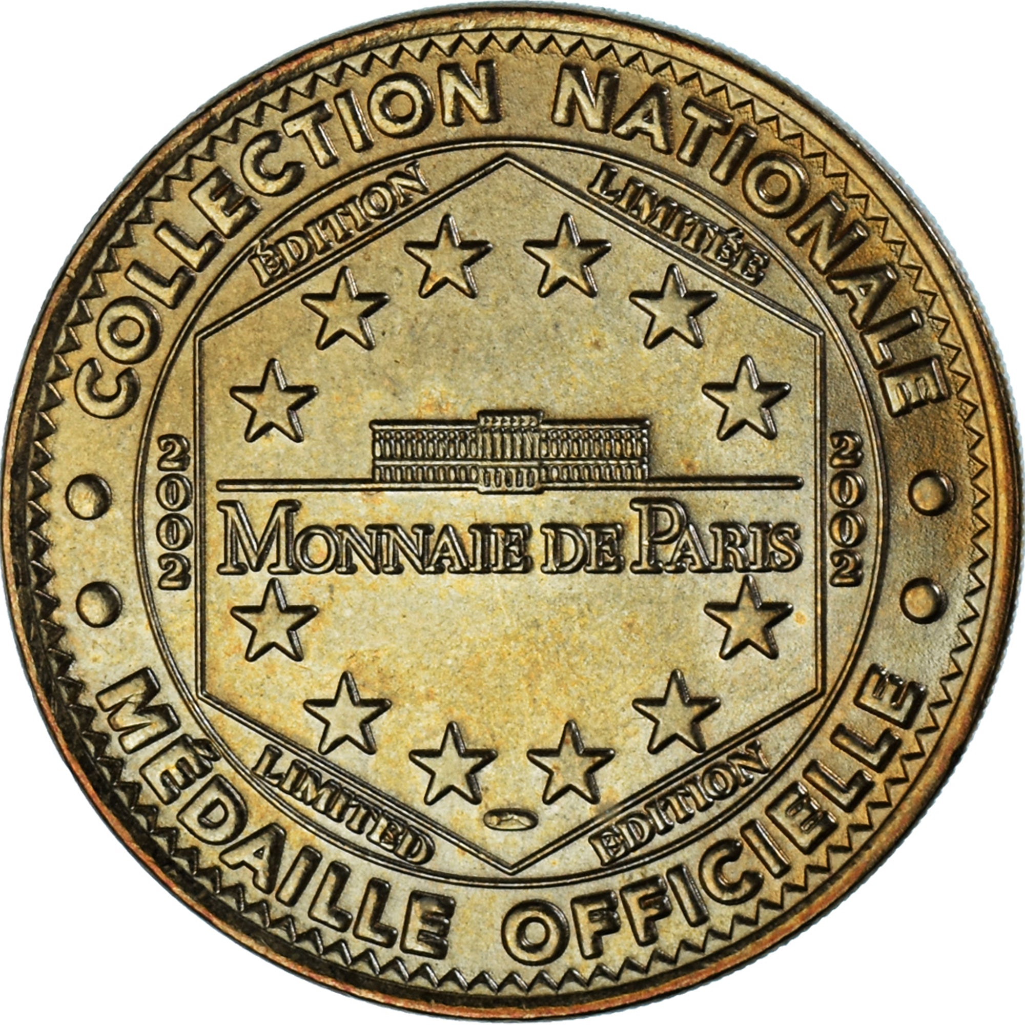 France, Token, Touristic token, Paris - Le Louvre - La Joconde, 2002, Monnaie de