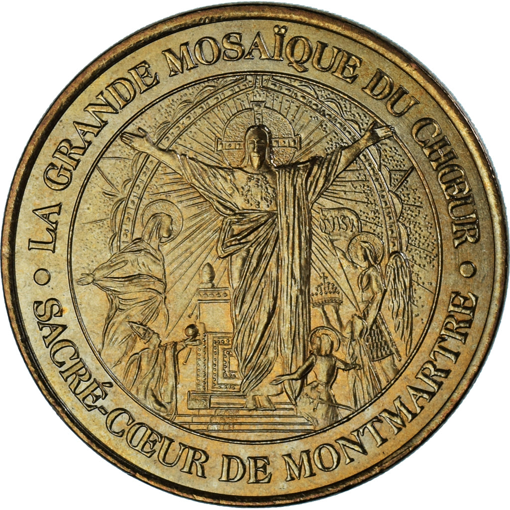 France, Token, Touristic token, La Grande Mosaïque du Choeur, 2002, Monnaie de